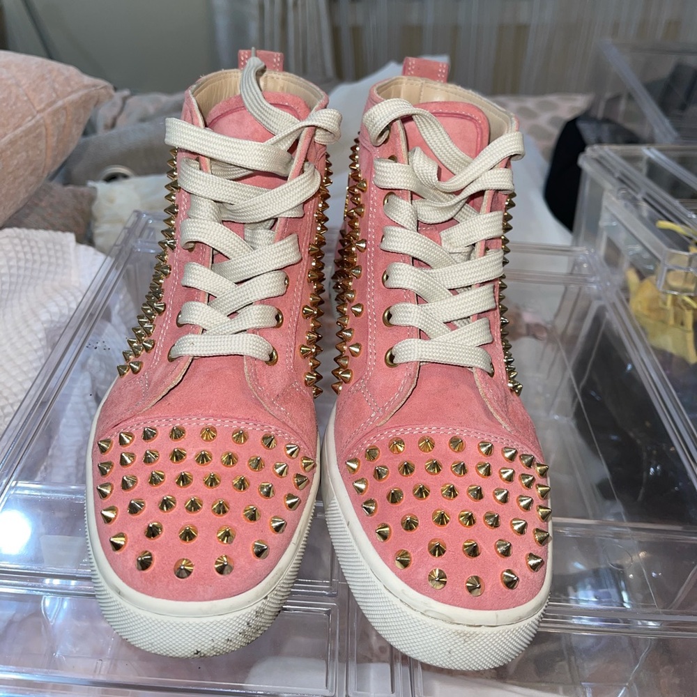 Christian Louboutin spike sneakers